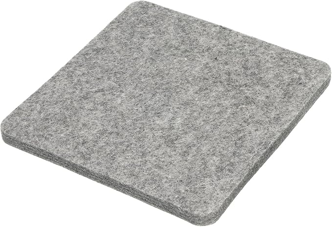 PATIKIL Wool Pressing Mat, 17" x 17" Wool Ironing Pad Blanket 0.5" Thickened Heat Resistant Quilting Ironing Pad for Quilters Sewing Craft, Grey