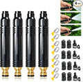 24 Pcs Heavy Duty Adjustable Twist Hose Nozzle Jet Sweeper Nozzle，Home High Pressure Car Wash Water Gun，Pressure Power Washer Lance Wand Gun for Garden Hose & Outdoor Cleaning