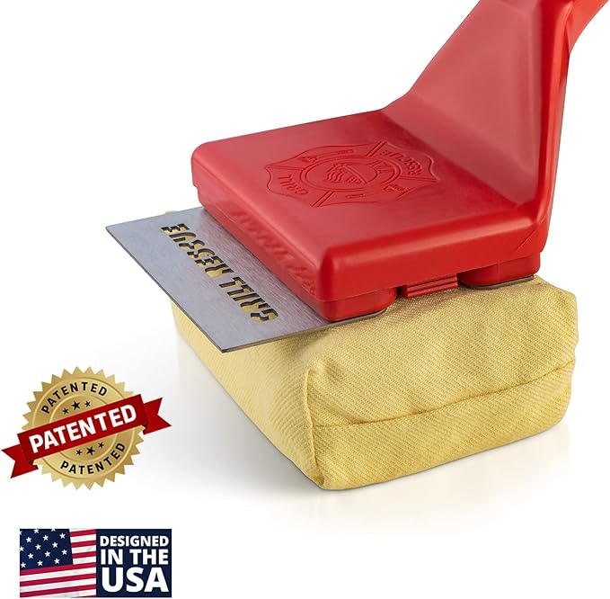 Grill Rescue BBQ Replaceable Scraper Cleaning Head, Bristle Free - Durable and Unique Scraper Tools for Cast Iron or Stainless-Steel Grates, Barbecue Cleaner (Scraper Head)