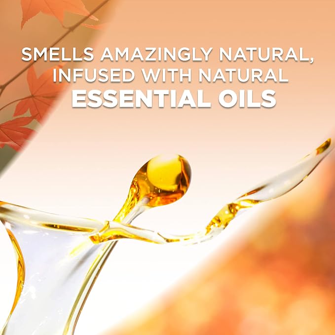 Air Wick Plug In Scented Oil Refill, 10ct, Bonfire & Crisp Fall Air + Brown Sugar & Vanilla, Essential Oils, Air Freshener.