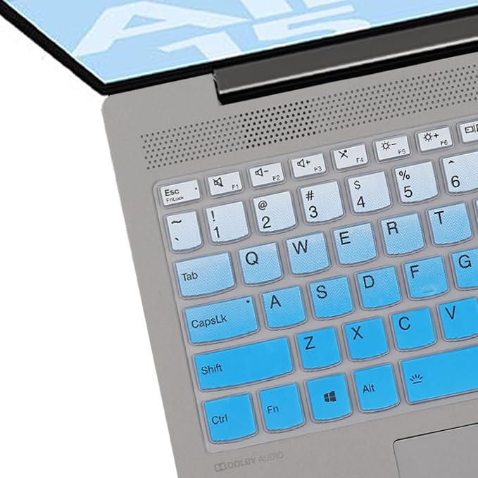Keyboard Cover for Lenovo Yoga 7/Yoga 7i 15.6" 16", 2025-2022 IdeaPad 5/IdeaPad 3/IdeaPad 5i/IdeaPad 3i 15.6 17.3, Lenovo Flex 5 15.6, Yoga Slim 7 15, ideaPad Slim 7 15.6, ThinkBook 15/15p G2 G3 G4…