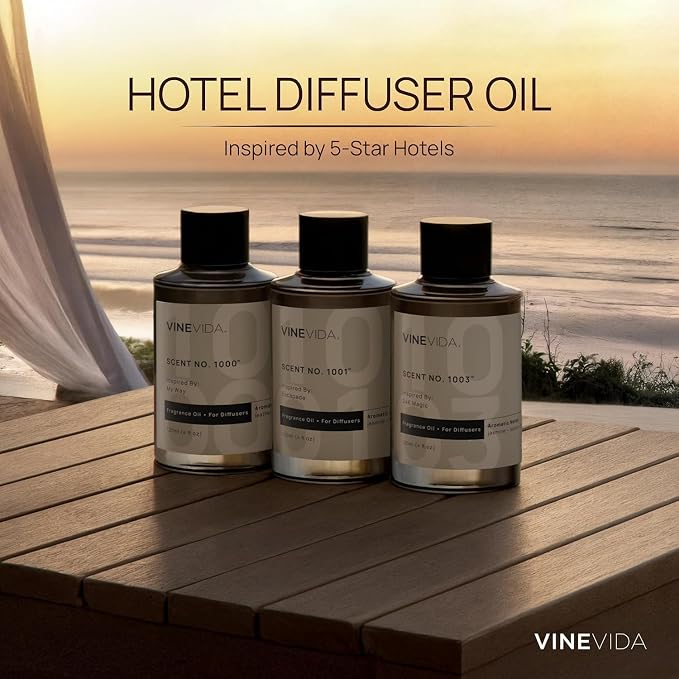 VINEVIDA (32oz) Hotel Fragrance Collection Diffuser Oil - Hotel Scents Diffusers for Home - Cold Air Diffuser Oil - Hotel Scent Essential Oil - Scent No.1003 Inspired by W Hotel