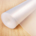 Glotoch Non Adhesive Shelf Liners for Kitchen Cabinets Clear 12"X60",Waterproof and Durable Drawer Liners,Fridge Table Place Mats for Cupboard, Cabinet.