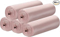 5 Rolls Small Trash Garbage Bags, 4 Gallon 100 Counts (Pink) | Strong Thin Material Disposable Kitchen Garbage Bags, Durable Plastic Trash Bags for Office Home Bedroom Garden Waste Bin