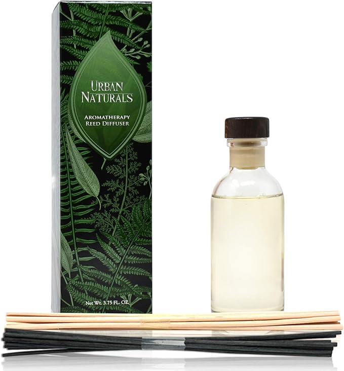 Coconut Breeze Reed Diffuser Oil Set with Reed Sticks – Warm Coconut, Pineapple and Tahitian Vanilla - Made in The USA