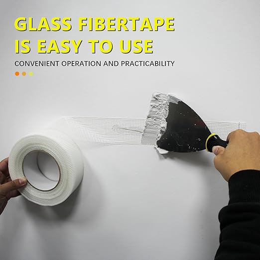 12" 100 Feet Drywall Joint Tape, Self-Adhesive Encrypted Fiberglass Drywall Repair Mesh Tape for Wall Cracks and Seam Patch