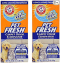Arm & Hammer Pet Fresh Carpet Odor Eliminator Plus Oxi Clean Dirt Fighters, 18 oz,(PACK OF 2)