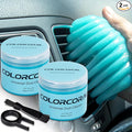 ColorCoral car Cleaning Gel Keyboard Cleaner car Interior Cleaner Kit Blue | 2-Pack Cleaning Putty Dust Cleaner Car Vent Keyboard Cleaning Detailing Slime Universal Cleaning Kit Car Accessorie Men Women