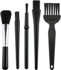 5 PCS Mini Keyboard Cleaning Brushes Kit, PP Handle Nylon Anti Static Electronic Dust Cleaning Brush for Computer Keyboard Motherboard Camera Small Space