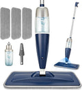 CLDREAM Microfiber Spray Mop for Hardwood Tile Floors Dust Cleaning | 3 Microfiber Washable Pads| 23.6oz Refillable Bottle|Dry Wet Use Mops with Sprayer for Home Kitchen Tile Wood Vinyl Laminate