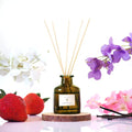 PRISTINE English Country Inn Reed Diffuser for Home | Fresh Blend of Strawberry, Vanilla, Musk Reed Diffuser Set, Oil & Reed Diffuser Sticks | Home & Office Decor | Fragrance