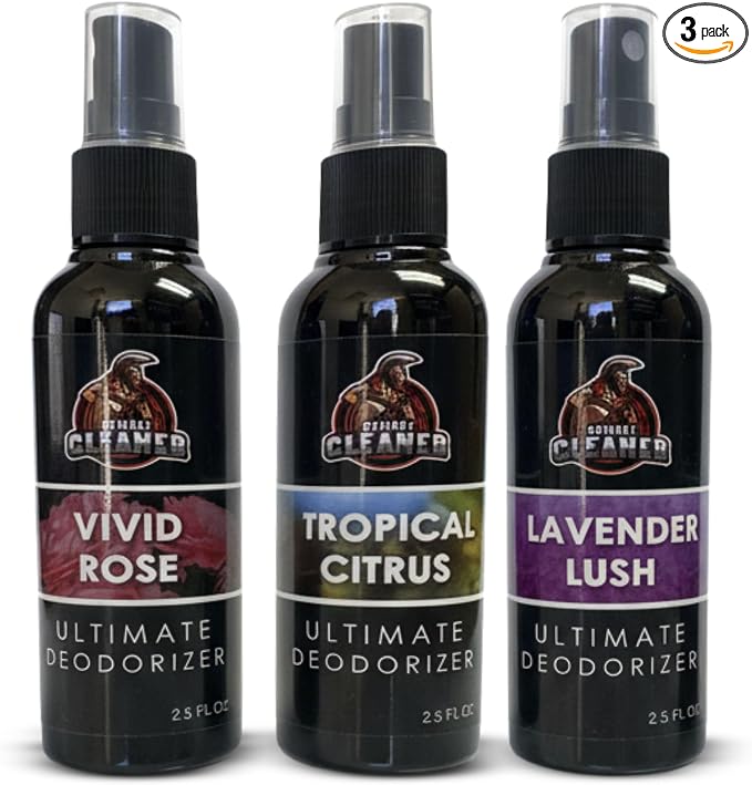 Shoe Deodorizer Spray - Shoe Refresher: Lavender Lush, Vivid Rose & Tropical Citrus - Shoe Odor Eliminator for Sneakers, Gym Bags & Lockers - Women’s Deodorant Spray by Combat Cleaner