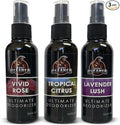 Shoe Deodorizer Spray - Shoe Refresher: Lavender Lush, Vivid Rose & Tropical Citrus - Shoe Odor Eliminator for Sneakers, Gym Bags & Lockers - Women’s Deodorant Spray by Combat Cleaner