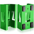 Lounsweer 2 Pcs Magnetic Glove Dispenser Holders Wall Mount Boxes of Gloves Commercial Quality Towels Wipes Paper Tissue Box Holder Kitchen Fridge Office Workshops Garage Tool Hospital(Green)