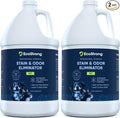 Eco Strong Pet Stain and Odor Remover - Cat Urine Enzyme Cleaner Destroyer, Urine Destroyer for Dogs, Pet Urine Enzyme Cleaner - 128 Oz (Pack of 2)