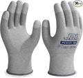 JDL ESD Work Gloves, Anti-Static Gloves for PC Building, 36 pairs, Computer Installation & Repair, High Resistance Carbon Fiber Gloves, Large
