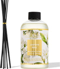 Reed Diffuser Refill Jasmine&Mint 17oz (500ml) with 8 Sticks - Premium Long-Lasting Scented Oil, Home Fragrance for Bedroom, Bathroom Home Decor