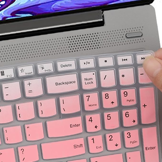 Keyboard Cover for Lenovo Ideapad Flex 5 5i 15.6" 16", IdeaPad Slim 5 5i/Slim 3 3i 15.6" 16", Ideapad Flex 5/5i 15.6" 16", Lenovo Yoga 7 7i 15.6 16, Yoga Slim 7 15.6, Ideapad 3/Ideapad 5 15.6 17.3