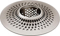LEKEYE Shower Drain Hair Catcher/Bathroom Drain Cover/Bathtub Drain Strainer/Shower Stall Drain Protector(Brushed Nickel)