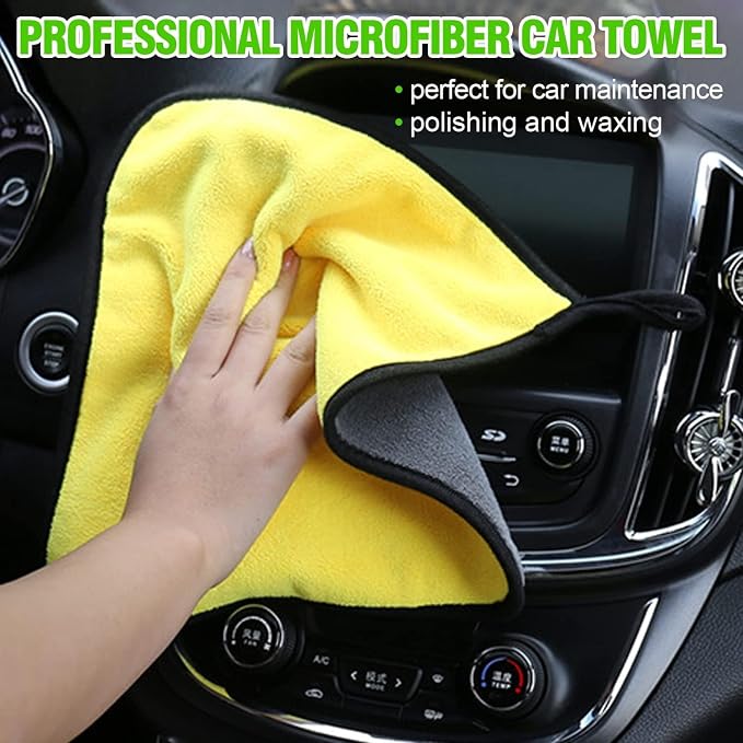 HITJOY 62'' Car Wash Brush with Long Handle, 11Pcs Car Wash Kits | Car Cleaning Kits, Windshield Window Squeegee, Car Duster Microfiber Towel Gloves for Cars, RV, SUV, Truck
