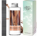 STRN Reed Diffuser Oil Refill, Ebony Agarwood Scented Diffuser 200ML | Summer Long-Lasting Fragrance for Living Room, Bedroom, Office, Home Décor