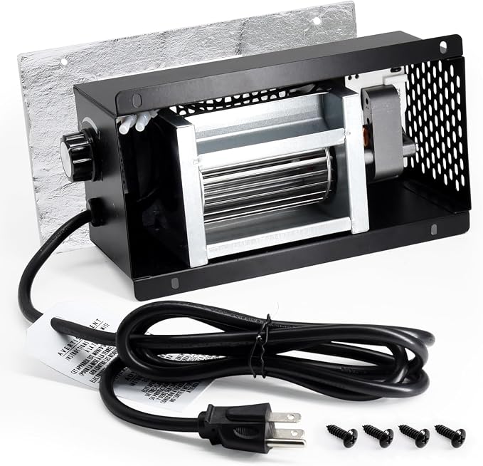 Criditpid PBAR-2427 Fireplace Blower Fan Kit for Pleasant Hearth Vent Free Stove or Wood Burning Stoves, Blower for GHP Group Pleasant Hearth VFS2-PH30DT, VFS2-PH20DT, VFS-PH20DT, VFS-PH30DT Fireplace