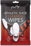 ProPlay Athletic Shoe Cleaning Wipes | Carnauba Wax Included | Repels Water from Shoes | Removes Dirt, Grass, and Sand