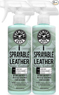 Chemical Guys SPI_103_1602 Sprayable Leather Cleaner and Conditioner in One for Car Interiors, Apparel, and More (Works on Natural, Synthetic, Pleather, and More) Leather Scent, (2 Pack) 16 fl oz | One-step spray cleans and nourishes leather, vinyl and...