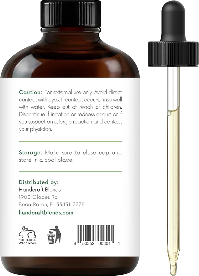 Handcraft Blends Tea Tree Essential Oil – Huge 4 Fl Oz – 100% Pure and Natural – Premium Grade Essential Oil for Diffuser and Aromatherapy, Skin, Massage, Candle and Soap Making Fragrance