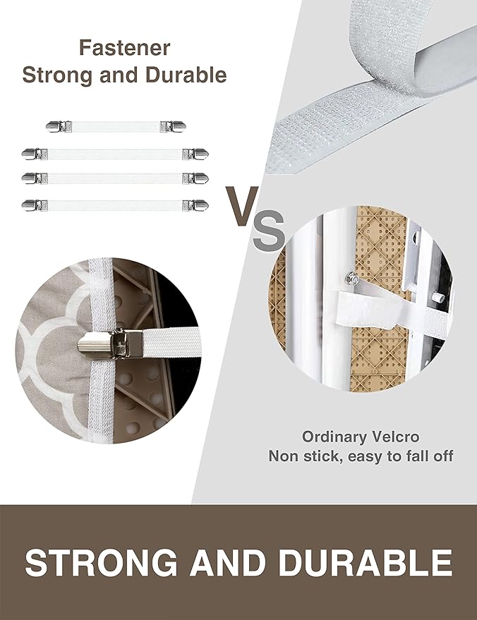 Extra Thick Ironing Board Cover and Pad, Resist Scorching and Staining, 15x54 Reflective Silicone Ironing Board Cover, Elastic Edges, 4 Fasteners, Protective Scorch Mesh Cloth