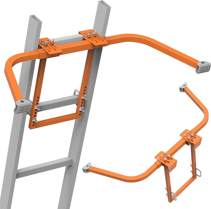 Ladder Stabilizer,Extension Ladder Stabilizer for Roof Gutter,Roof Ladder Standoff Arms,Extension Ladder Accessory,Gutter Cleaning Tools