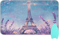 Ironing Mat Portable Ironing Pad Ironing Blanket for Table Top Heat Resistance Double-Side Using Travel Large 47.2 x 27.6 Inch Foldable Lightweight Lavender Eiffel Tower Purple