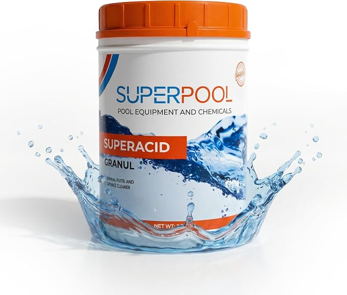 Pool Filter Cleaner for Cartridge, Sand & DE Filters – Filter Cleaning Formula for Pools, Spas & Hot Tubs, 2.2 lb