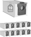 10Pcs Replacement Dust Bags for DXC1200 Vacuum Dustpan | 2.9L Large-Capacity Disposable Bags For DXC1200, Designed For Easy, Mess-Free Dust Disposal