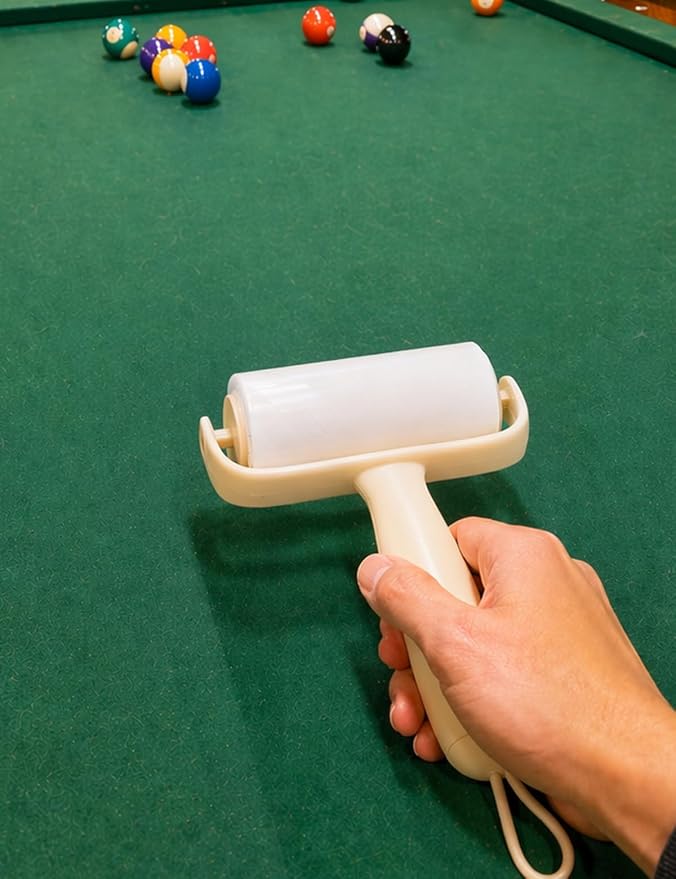 Pool Table Cleaner Kit - Anti-Residue Foam Billiard Table Cleaning Spray with Large Brushes, Cleaning Cloth, Billiard Table Maintenance Accessory Set - Suitable for Billiard Players for Home & Club