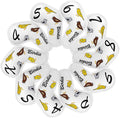 Premium Leather Golf Club Iron Covers - 10pcs/Set Wedge & Iron Headcovers with Velcro Closure