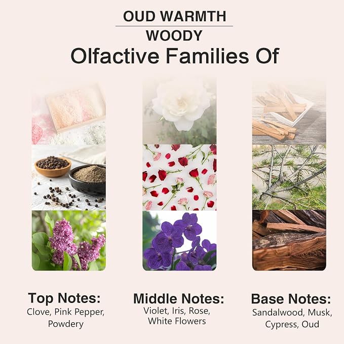 PHATOIL Oud Warmth Fragrance Oil for Diffuser Aromatherapy 3.38FL.OZ | Long Lasting Scented Oils For Humidifier, Air Freshener, DIY Soap Candle, Scent Project Making, Aroma Oil for Home Freshening