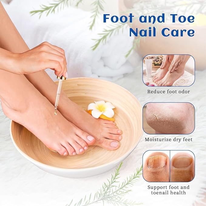 HIQILI Tea Tree Oil, for Nail & Foot Care, Skin Clarifying, Scalp & Hair | Aromatherapy, DIY Soap Making, Mix with Carrier Oil, Shampoo, Face Cream or Foot Soak -100ml/3.38 fl oz