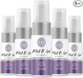 Mist N’ Go by Omaze Travel Bathroom Spray for Toilet Spray Odor Eliminator - Travel Toilet Spray for Bathroom Air Freshener Spray for Bathroom Deodorizer - Lavender Travel Size (1oz x5)