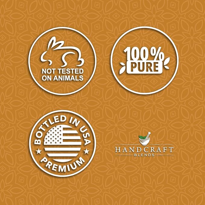 Handcraft Blends Turmeric Essential Oil – Huge 4 Fl Oz – 100% Pure and Natural – Premium Grade Essential Oil for Diffuser and Aromatherapy, Skin, Massage, Candle and Soap Making Fragrance