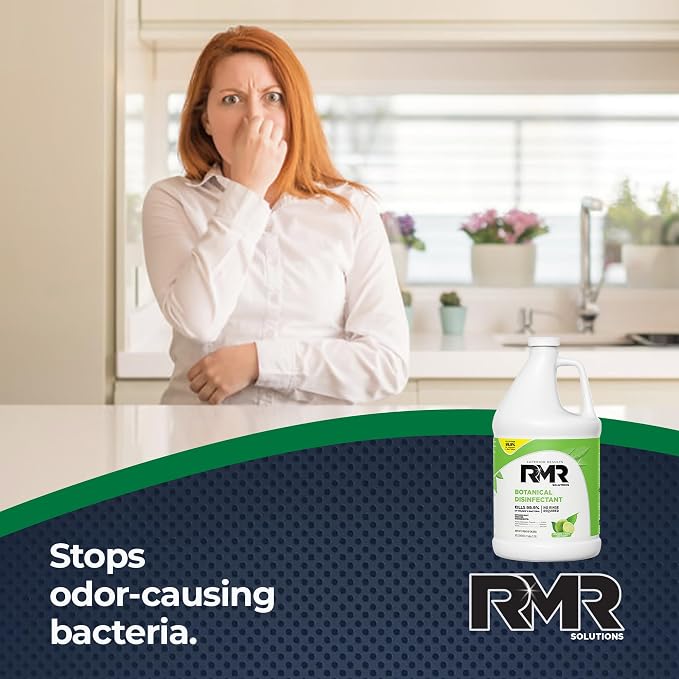RMR-86 Pro Contractor Grade Mold Stain & Mildew Stain Remover and RMR Botanical Disinfectant Cleaner Mold Remover Bundle