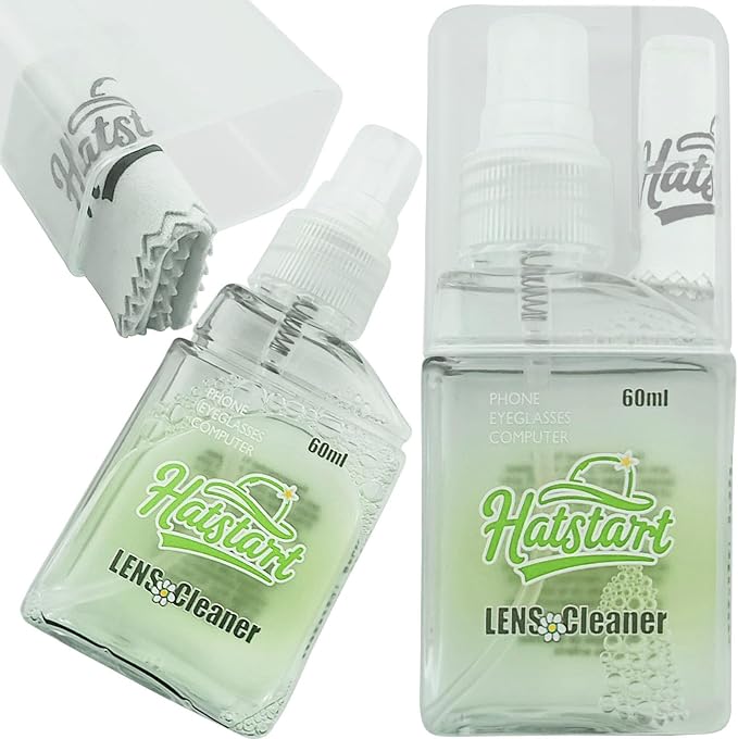 2 Pack Electronic Screen Cleaner Spray, Hatstart Cell Phone Touch Screens Cleaning for TV Laptop Computer Tablet PC LCD Flat Screens and Car Display, Compatible with iPhone iPad MacBook Pro, Green