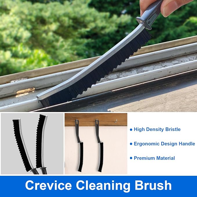Window Track Cleaning Tools,Window Sill Cleaner Tool Kit,10 Pcs | Sliding Door Track Cleaner,Groove Crevice Seal Cleaning Brush for Tile Lines/Shutter/Car Vents/Air Conditioner/Keyboard