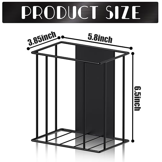 Magnetic Glove Box Holder Wall Mount, Disposable Glove Dispenser, Metal Rubber Latex Tissue Box Organizer for Tool Garage Workshop Kitchen Fridge