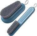 Cleaning Brush Soft Bristle Brush Laundry Scrub Brush Clothes & Shoes Brush | 2 Pack Scrubbing Brush Easy to Grip Household Cleaning Brushes Tool for Countertops Bathtubs