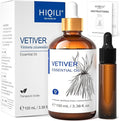HIQILI Vetiver Essential Oil for Skin, Perfume, Aromatherapy | for Candle & Soap Making Scent, Add to Shampoo, Lip Balm, Unscented Lotion - 100 mL / 3.38 fl oz