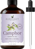 Handcraft Blends Camphor Essential Oil – Huge 4 Fl Oz – 100% Pure and Natural – Premium Grade Essential Oil for Diffuser and Aromatherapy, Skin, Massage, Candle and Soap Making Fragrance