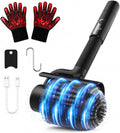 Electric Grill Brush for Outdoor Grill, Cordless Rechargeable BBQ Cleaner | Upgraded Giddyup Style 2-Speed Rotary Barbecue Scrubber, High Torque Battery Operated Power Grill Cleaning Brush