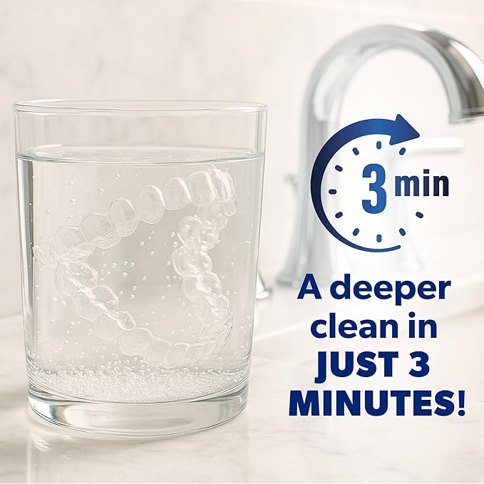 EverSmile AllClean Minerals – Deep Cleaner for Retainers, Clear Aligners, Invisalign, Dentures, Night & Mouth Guards – Removes Stains, Odors & Plaque in 3-Minutes – Up to 120 Uses (300g), 1 Pack