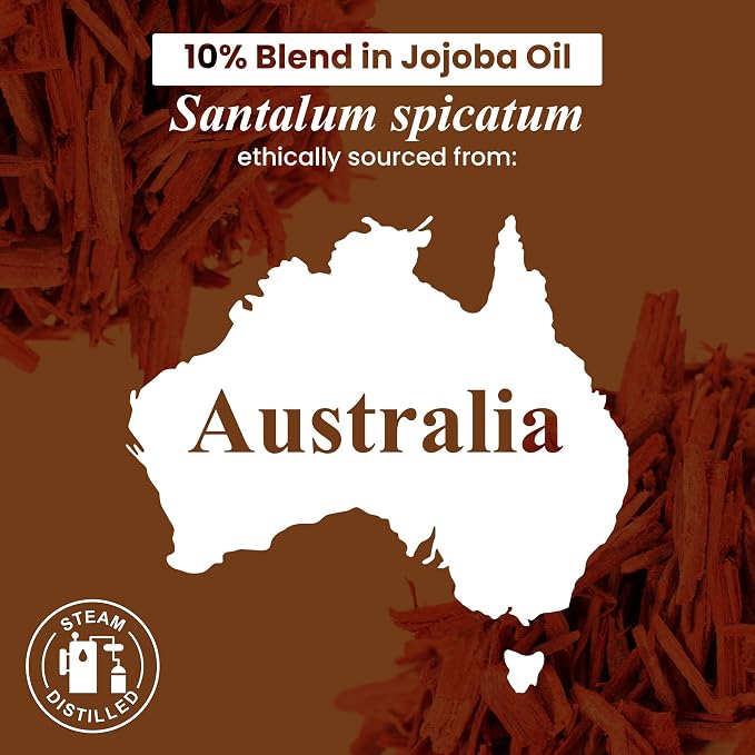 Handcraft Blends Sandalwood Essential Oil – 1 Fl Oz – Pure and Natural – Premium Grade Essential Oil for Diffuser and Aromatherapy, Skin, Massage, Candle and Soap Making Fragrance